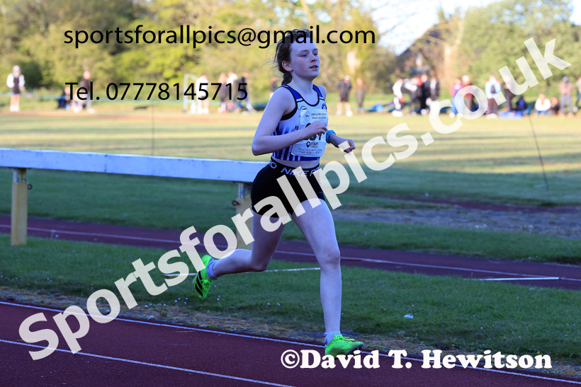 The 1500 metres, 2026 NEGP 1, Monkton Stadium. Photo: David T. Hewitson/Sports for All Pics
